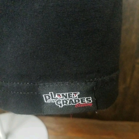 VTG 2PAC Planet Of The Grapes Shirt Mens Medium BA - Picture 4 of 4